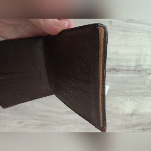Vintage, Authentic Louis Vuitton Famier Ebene Mens Credit Wallet - Picture 13 of 16